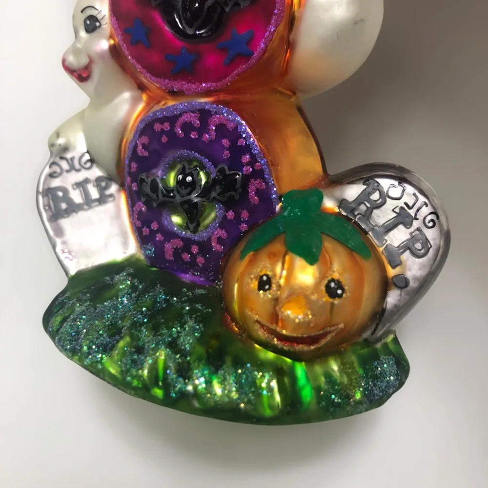 Christopher Radko | Retired Rare Grave Tidings Ghost Boo Halloween Ornament Box